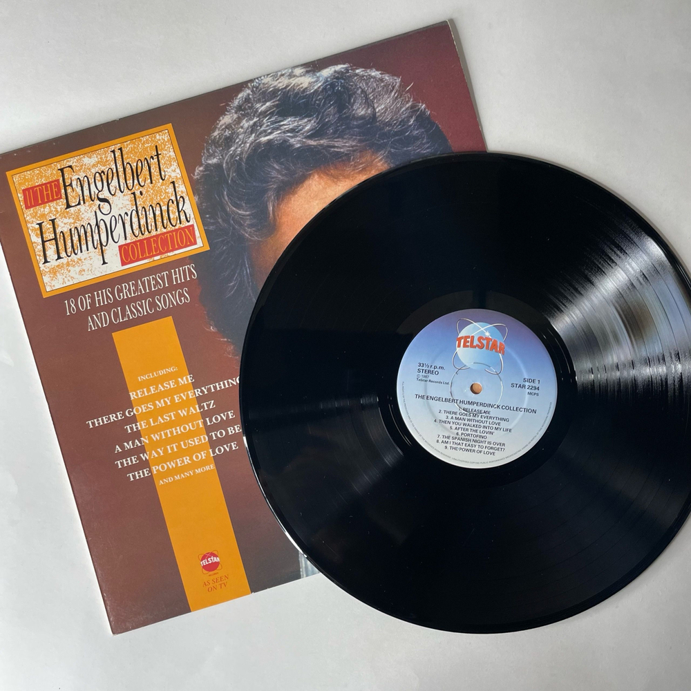 Винтажная виниловая пластинка LP Энгельберт Хампердинк ,The Engelbert Humperdinck Collection (Англия 1987)