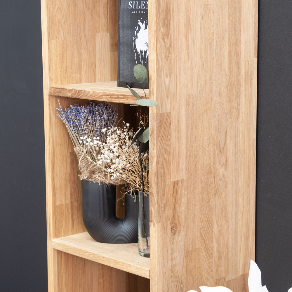 Стеллаж деревянный Эдгар 6 ниш стеллаж модульный из массива дуба на ножках