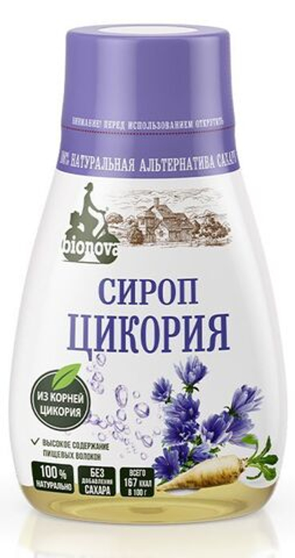 Сироп цикория Bionova, с дозатором, 230 г