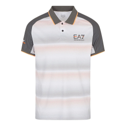 Мужское теннисное поло EA7 Polo Men - White, Black