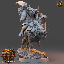 Larnak Skullrend - The Ironmane Minotaurs of Emberhold