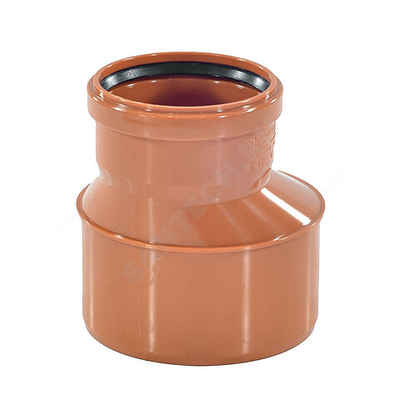 Переход НПВХ коричневый Дн 200х160 б/нап в/к KGR Ostendorf 223700