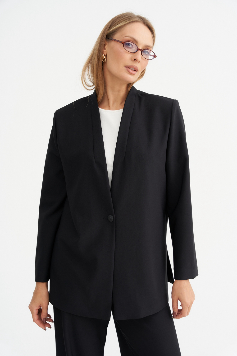 Черный легкий жакет Тамбовчанка