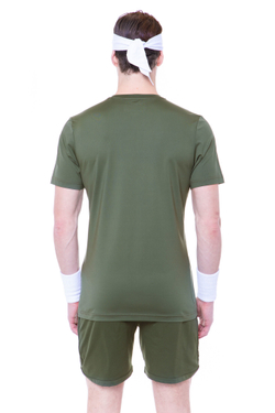 Мужская теннисная футболка Hydrogen Tech Tee - military green
