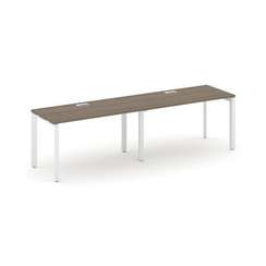 Style Project Рабочая станция односторонняя SN-59P.ORS-012 Вяз Благородный/Металл Белый/Белый Заглуш