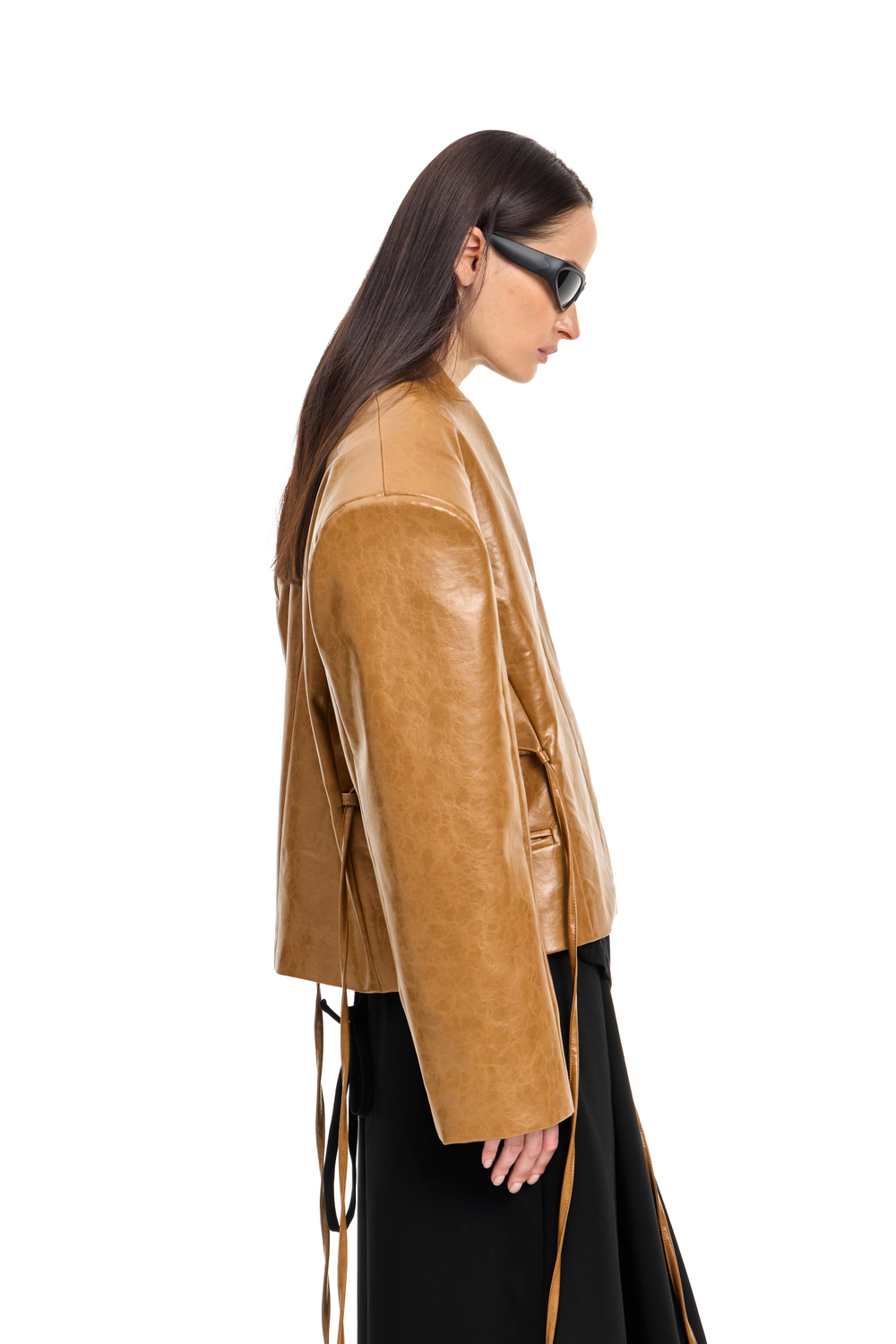 Куртка кожаная SAVAGE Sepia