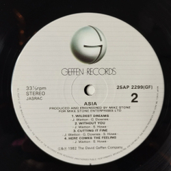 Винтажная виниловая пластинка LP Asia (Japan 1982) (Obi) Wildest Dreams
