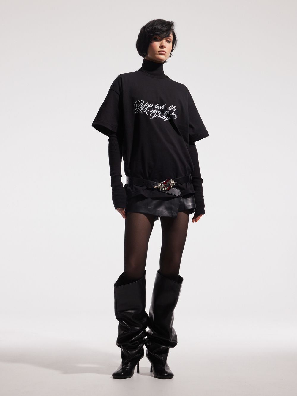 Футболка Goodbye, черная