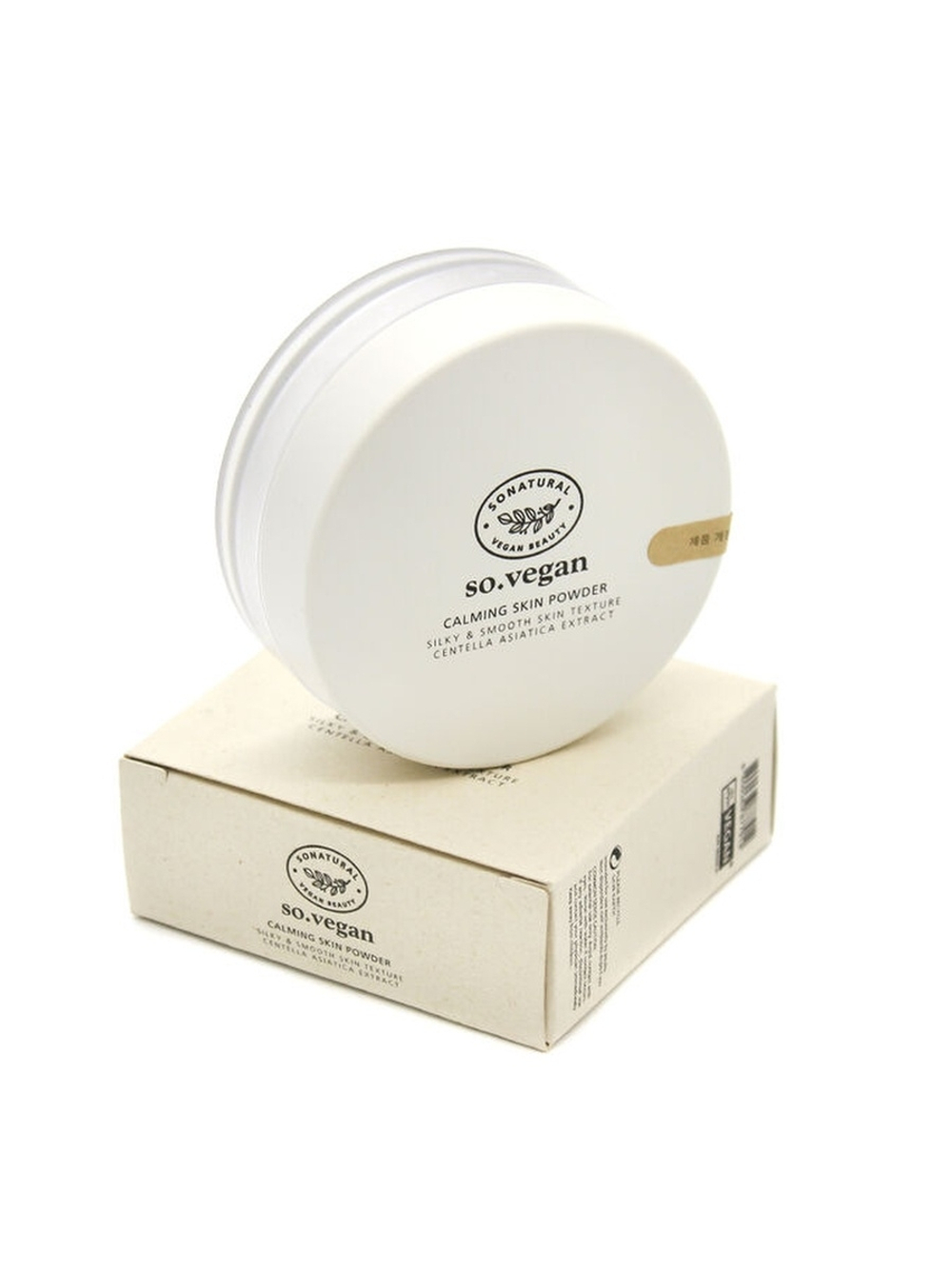 So Natural So Vegan Calming Skin Powder прозрачная минеральная пудра с экстрактом центеллы азиатской