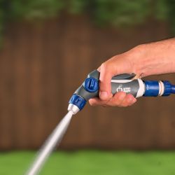 GWHM20-040 GREEN APPLE Пистолет-распылитель, пластик, регулируемая латунная форсунка, 3 режима | Аксессуары для полива Green Apple