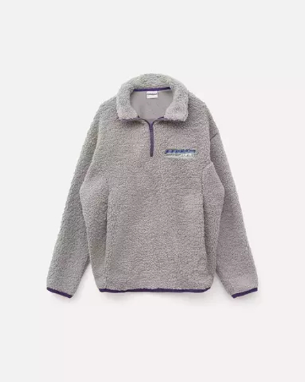 Толстовка ANTEATER Pravda-Zip-SHERPA-Light-Grey