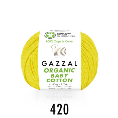 ORGANIC BABY COTTON,желтый