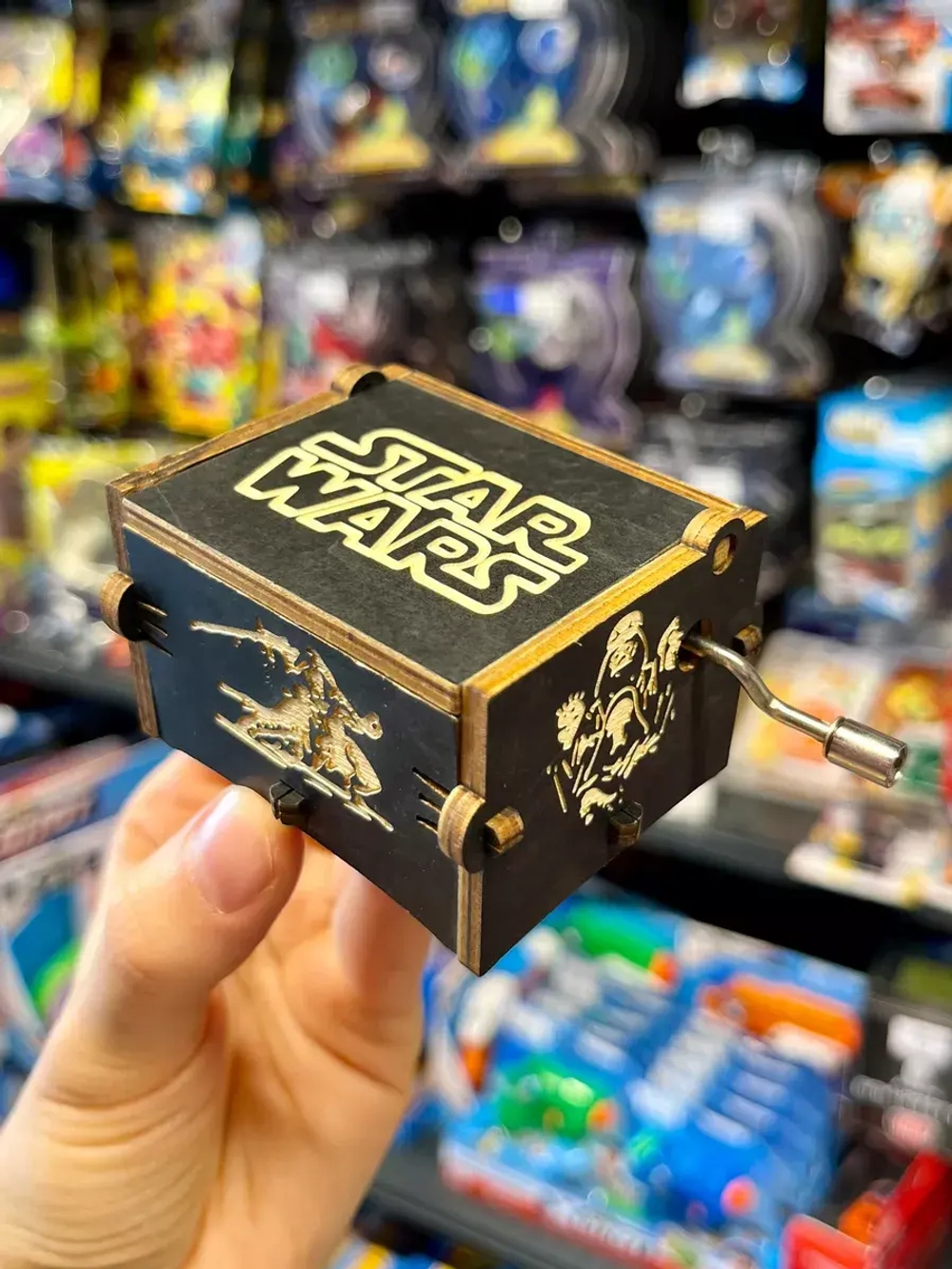 Музыкальная шкатулка детская Star Wars Стар Варс деревянная