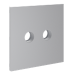 Накладка для розетки телевизионной оконечной TV+SAT, S70 (серый)