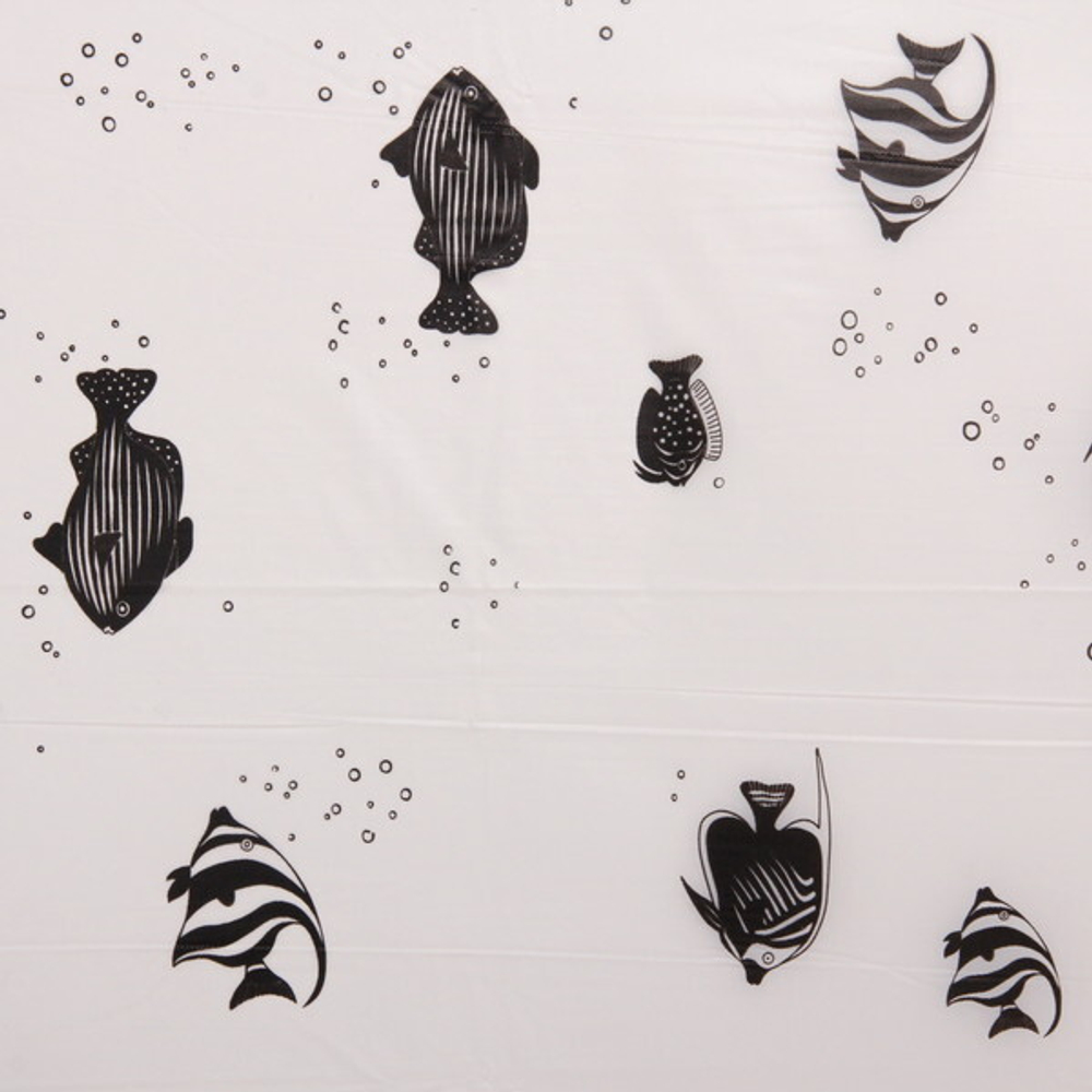 Штора для ванной EVA 180*180"Селфи» Рыбки