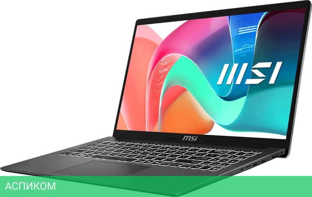 Ноутбук MSI MS-15S1 Modern 15 F1MG-089XBY Platinum Gray (9S7-15S111-089)
