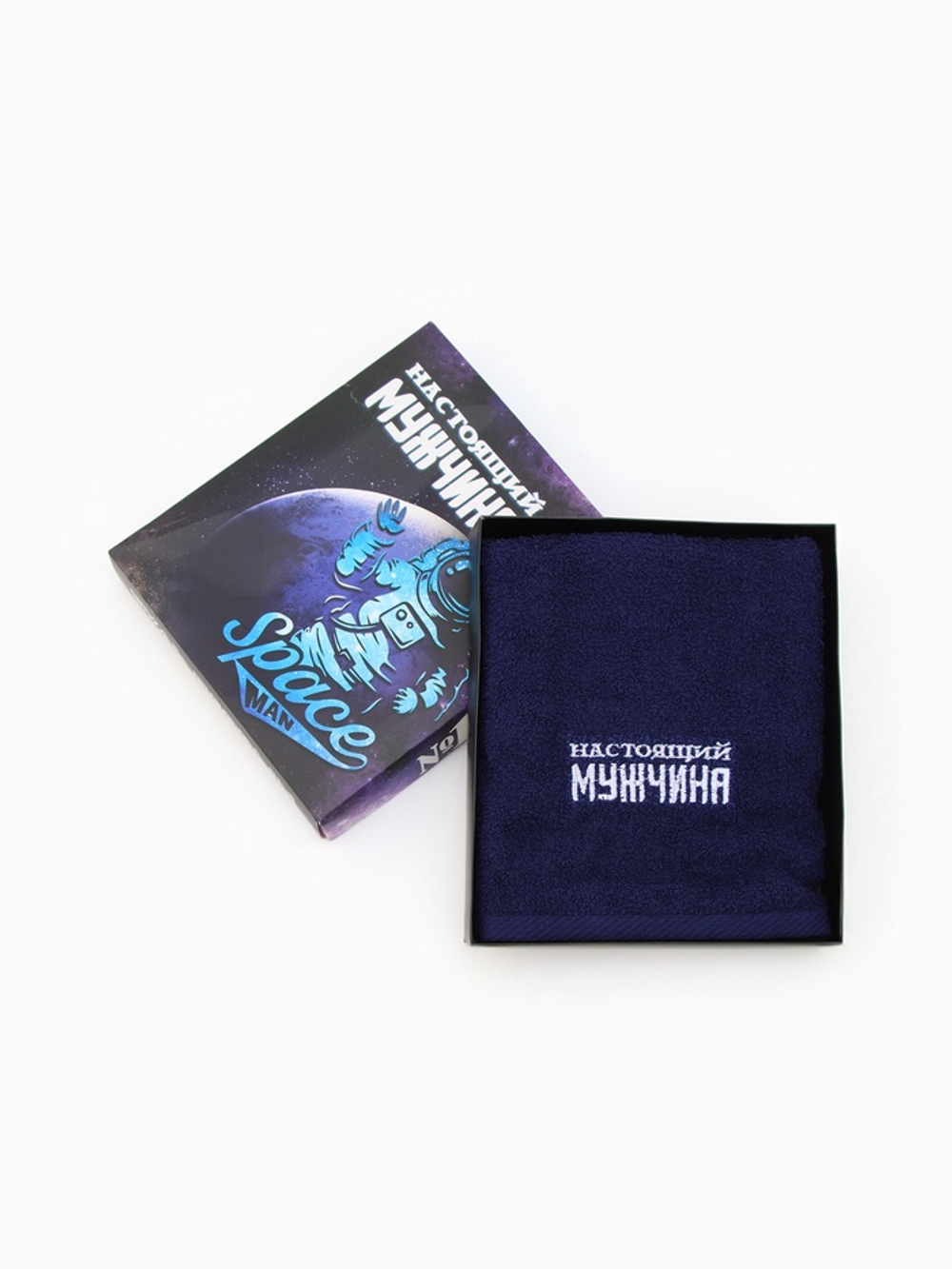 Полотенце махровое «Этель. Настоящий мужчина», 35×50 ±5 см, хлопок 100%, синее