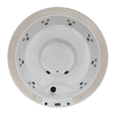 Большой круглый переливной гидромассажный спа-бассейн Mexda WS-PC01AS