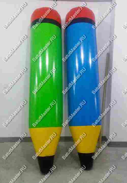 Надувная командная игра "Карандаши", 2,8*0,6*0,6 м