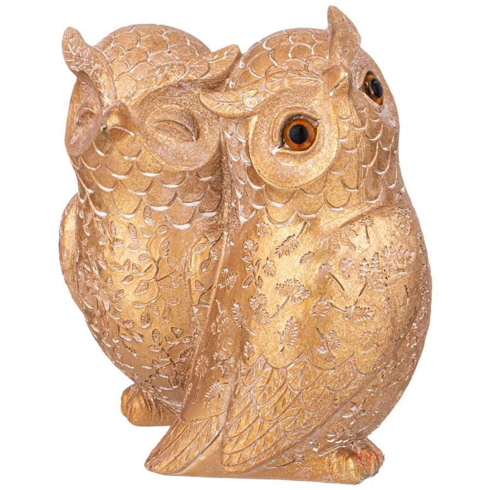 ФИГУРКА "СОВЫ" ДЕКОРАТИВНАЯ 13,2*11*15,5 СМ. 146-1806 LEFARD