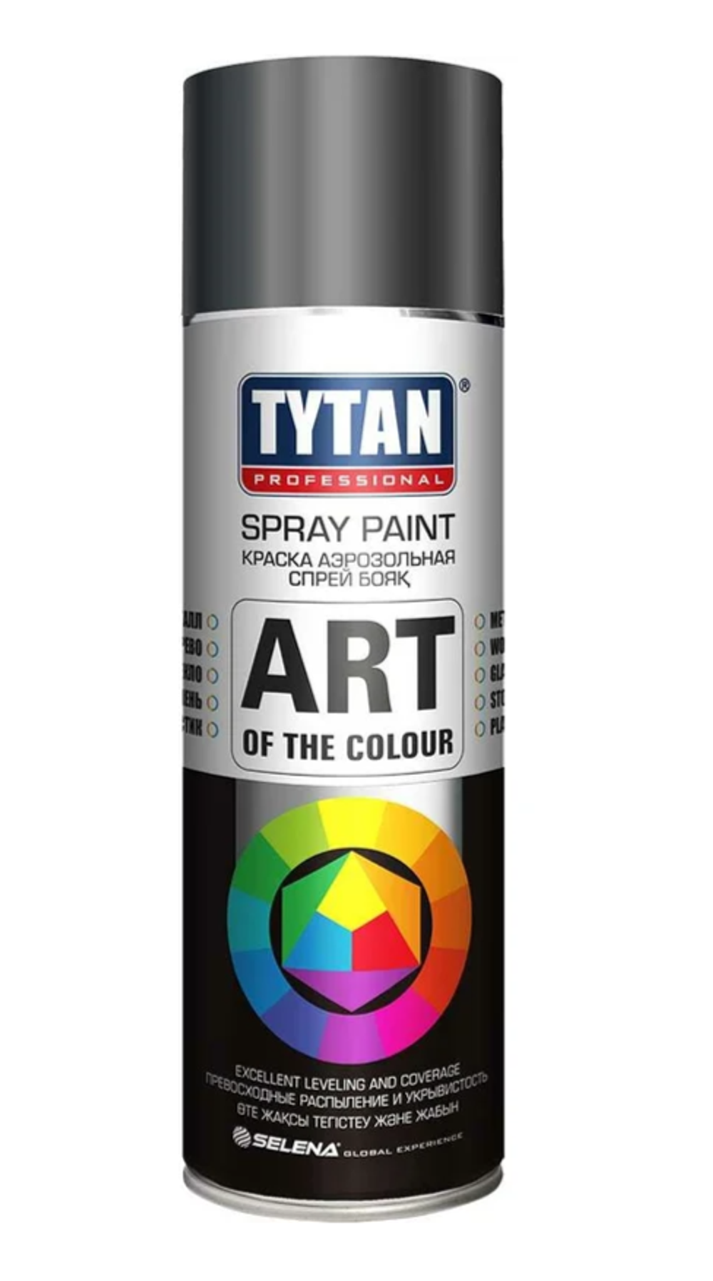 Краска акриловая аэрозольная серая RAL7015 TYTAN Professional