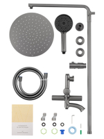 Душевая система WONZON & WOGHAND TOR, Темный графит (WW-88047073-BGM)