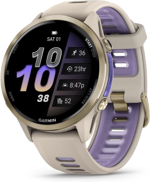 Умные часы Garmin Forerunner 970, Золотой | Soft Gold (010-02969-02 | 010-02969-62)