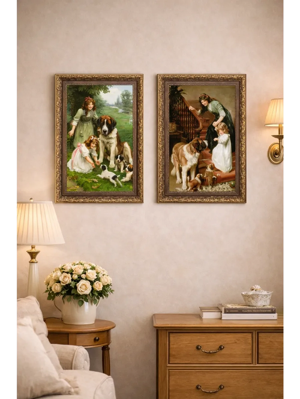 Картина на стену интерьерная на холсте "Дети"