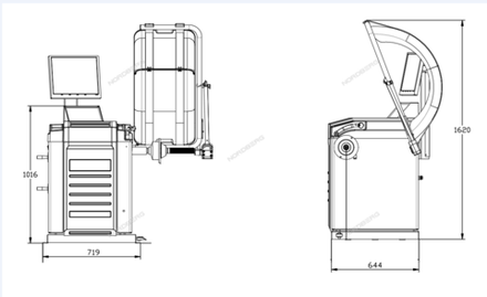 Цена на NORDBERG (4523A) Станок балансировочный автомат с дисплеем