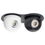 i6276272 Светильник INTERO LED 9W*2 850LM*2 24G ЧЕРНЫЙ/БЕЛЫЙ 3000K (217627+217062+217072)
