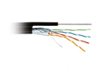 Кабель витая пара F/UTP 5e кат. 4 пары Cabeus FTP-4P-Cat.5e-SOLID-ST-OUT