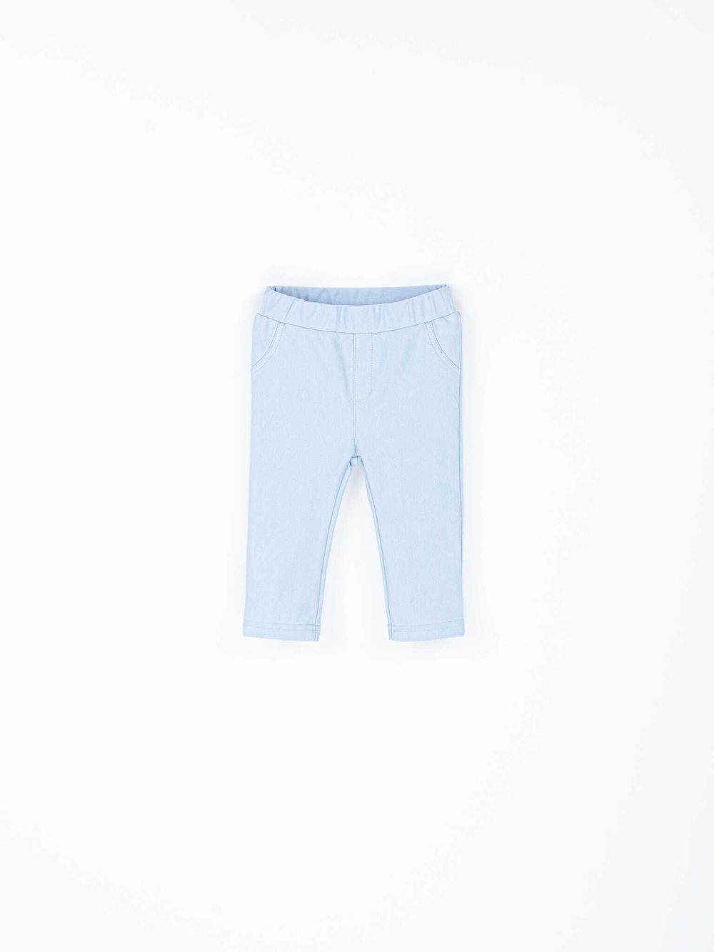Брюки из джинскота "Голубые" 0+