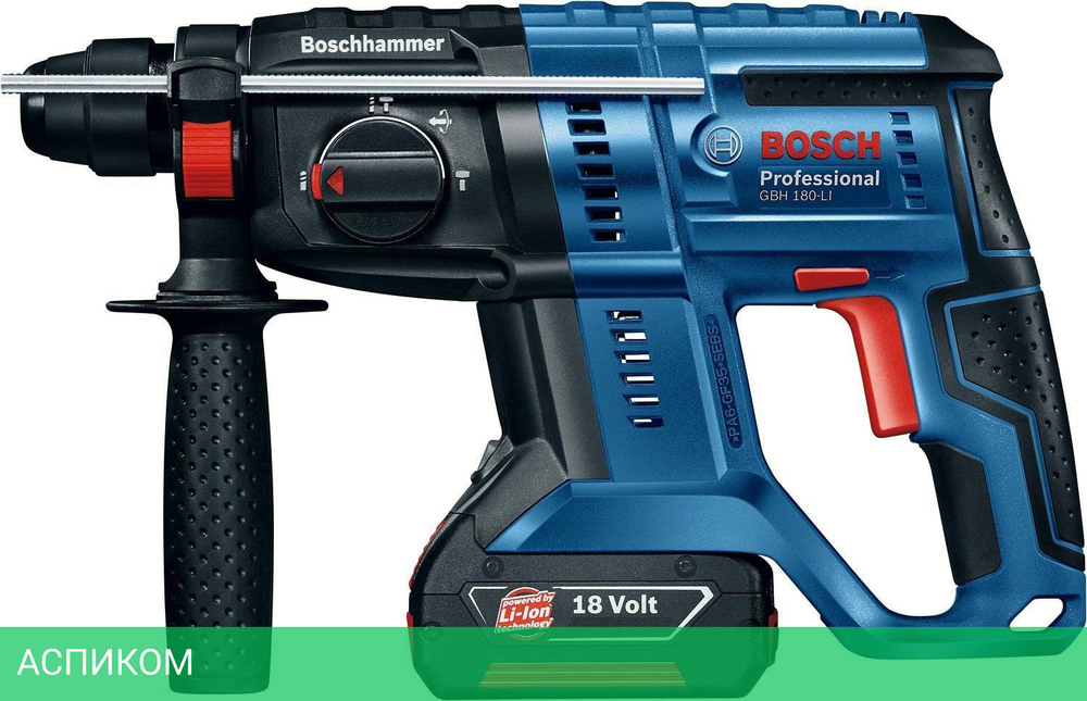 Перфоратор Bosch GBH 180-LI Professional без АКБ (0.611.911.120)