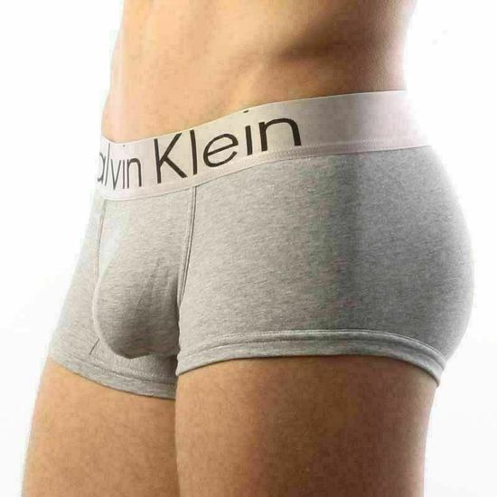 Мужские трусы боксеры Calvin Klein Steel Grey