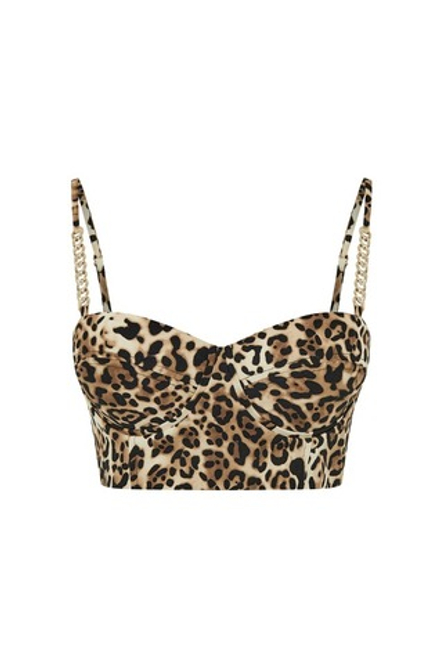 Кроп-топ "Wild Cat" Леопард