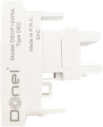 Розетка DEC RJ45 UTP кат.6a,  1мод.,  бел. (22.5х45мм)