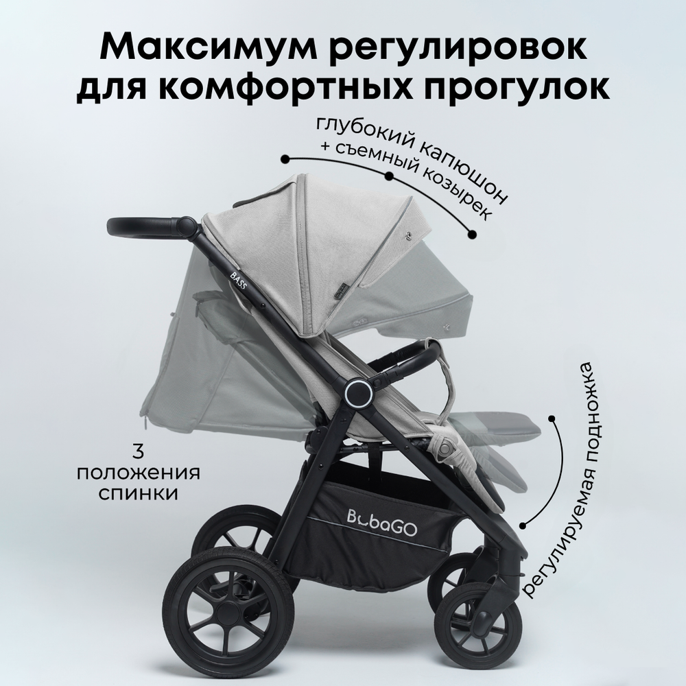 Прогулочная коляска BubaGO Bass