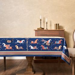 СКАТЕРТЬ "PASSAGE" 140Х300СМ ,БЕЖЕВЫЙ,100% ХЛОПОК С ПРОПИТКОЙ,ТВИЛ