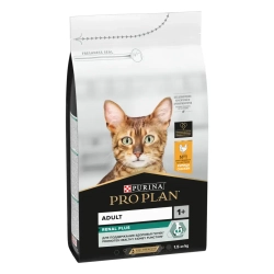 Pro plan cat adult сухой корм для взрослых кошек с курицей - 1,5 кг