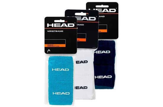 Теннисные напульсники Head Wristband 2.5 black