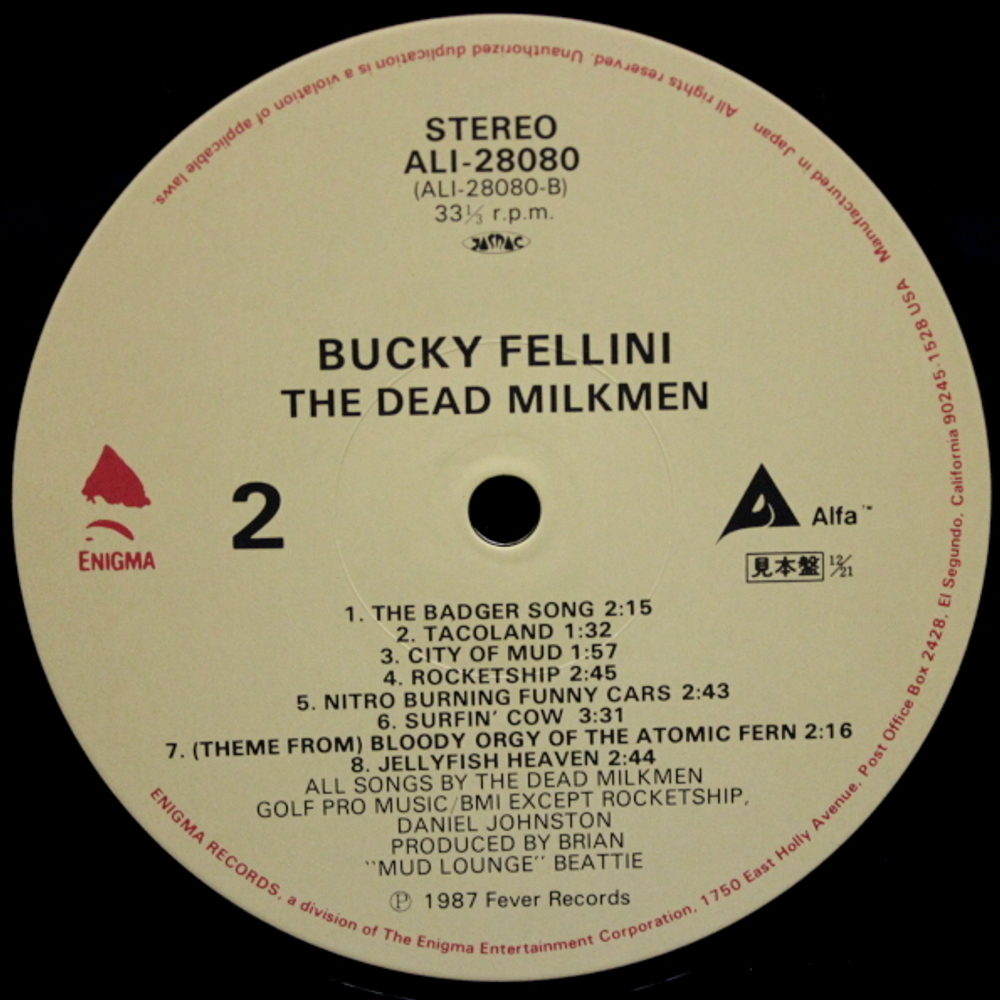 The Dead Milkmen / Bucky Fellini (LP)