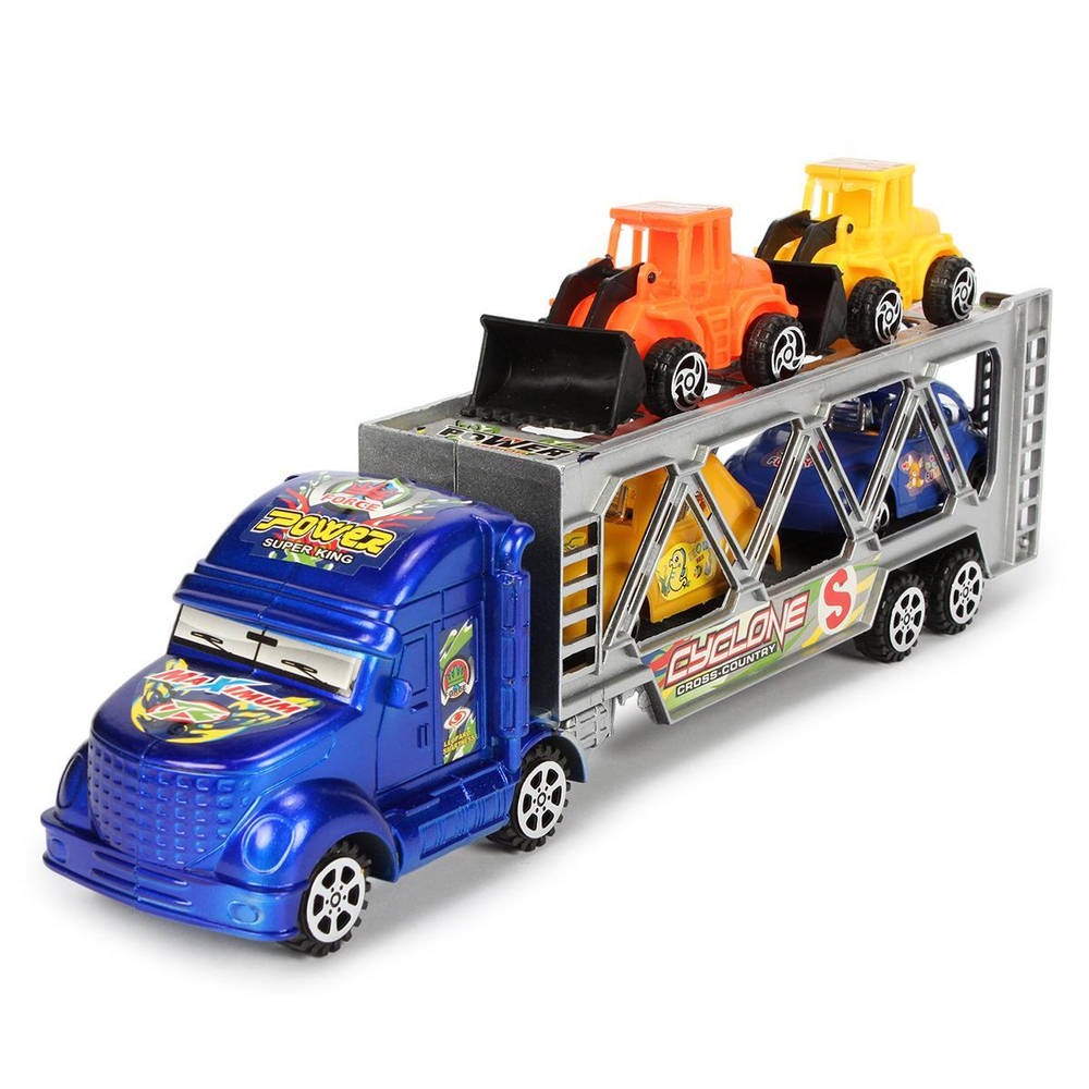 Автовоз ин. +4спецтехники, ПК JL6683-3