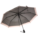 Зонт женский полуавтомат «Ультрамарин - Лагуна», микс 6 цветов, 8 спиц, d-100см, длина в слож. виде 28см, голубые цветы