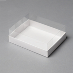 коробка подарочная для зефира, макарон, пирожных 20х15х7 см, (комплект 50 шт)