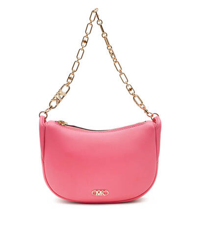 Кожаная сумка хобо Michael Kors - розовый(32H3G8NC1L)