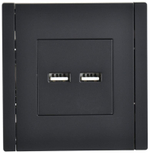 Розетка USB  IEK FP-U21-D31-K02