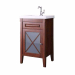 Тумба Палермо 50, левая, цвет свет.орех с раковиной OPADIRIS Анита 50