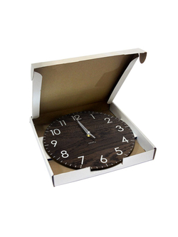 Часы настенные бесшумные деревянные интерьерные