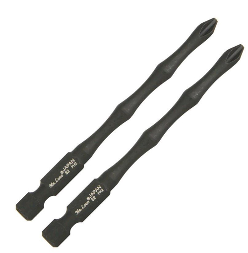 Бита  РН2* 90 магн. д/больш.нагрузок TORSION (усил.)ПАКЕТ (уп 100шт) Японская сталь / Mr.Logo