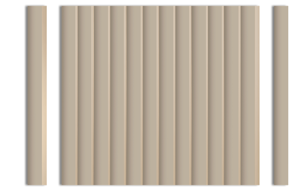 Стеновая панель HiWood декорированная, 270x12 см